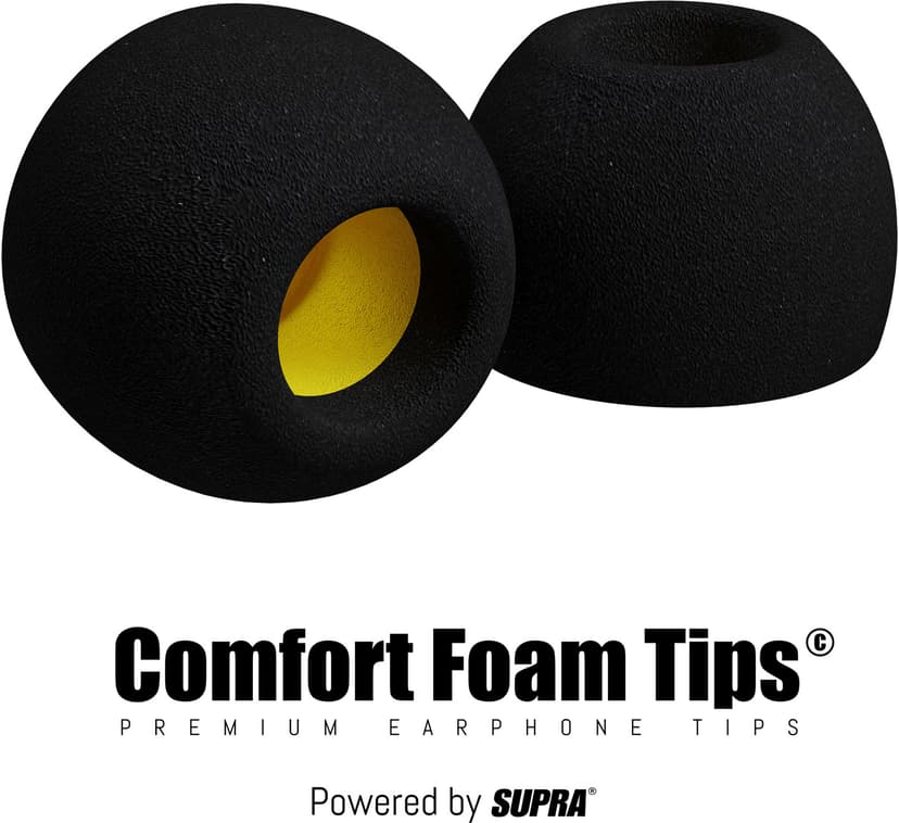 Jenving SUPRA Comfort Foam Tips TWS Large