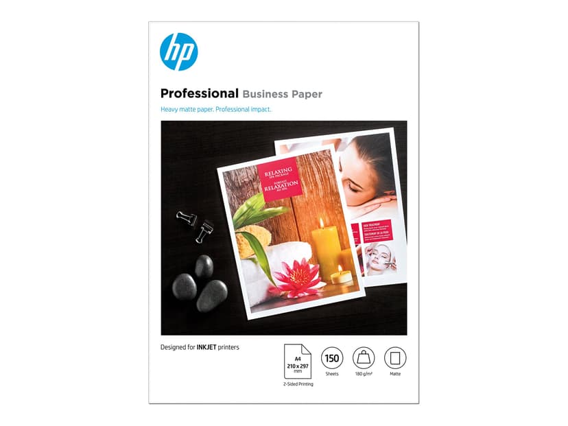 HP Paperi Professional Matt A4 180 g 150 arkkia – InkJet/PageWide