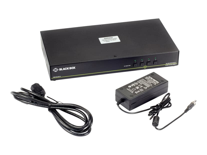 Black Box NIAP 3.0 Secure KVM Switch - DVI USB 4-Port