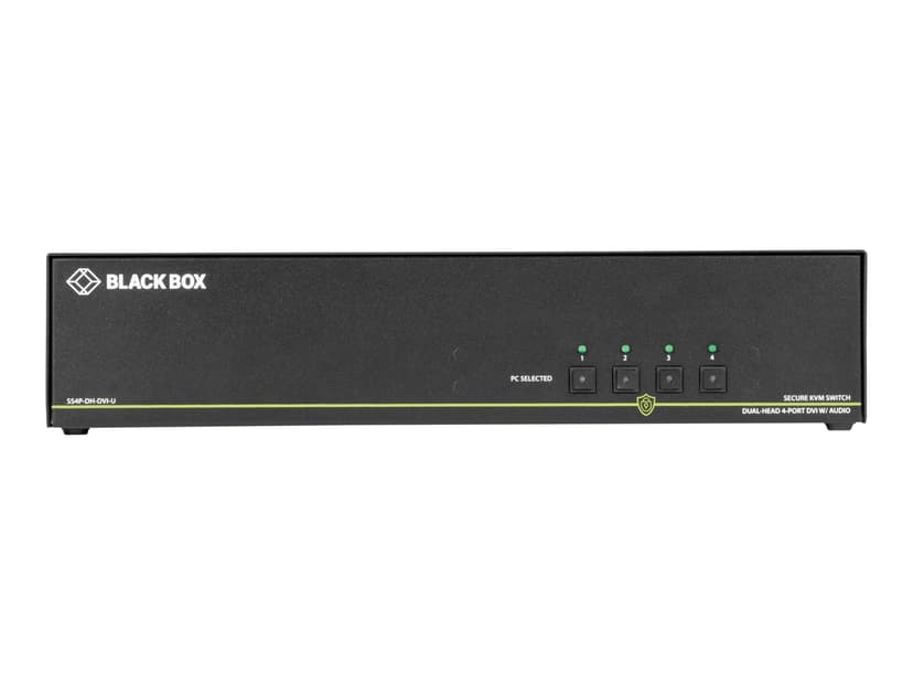 Black Box NIAP 3.0 Secure KVM Switch - 2X DVI-I USB 4-Port