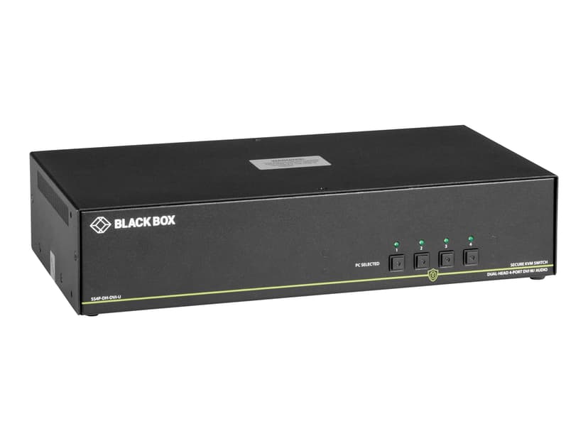 Black Box NIAP 3.0 Secure KVM Switch - 2X DVI-I USB 4-Port