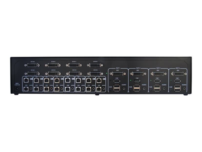 Black Box Niap 3.0 KVM Switch 8X4 Matrix DVI-I