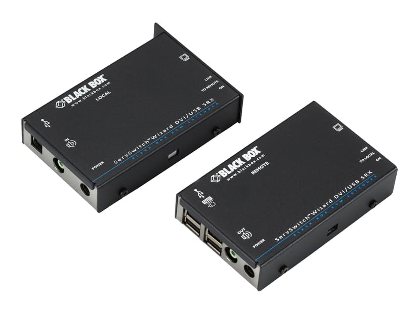 Black Box ServSwitch Wizard SRX DVI-D/USB Extender, Single-Head