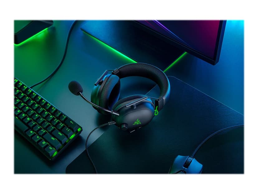 Razer Blackshark V2 Gaming Headset Headset 3,5 mm kontakt Stereo Svart