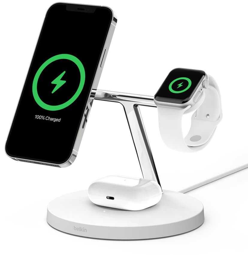 Belkin BOOST CHARGE PRO MagSafe 3-in-1 Vit