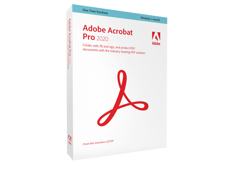 Adobe Acrobat Professional 2020 Win/Mac Swe Box