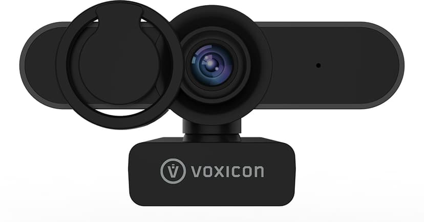Voxicon Webcam 1080P Wide USB Webbkamera Svart