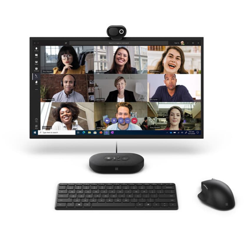 Microsoft Modern Webcam USB 2.0 Verkkokamera Musta