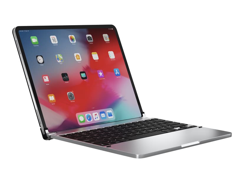 Brydge Pro Aluminium Keyboard iPad Pro 12,9' 3rd/4th/5th/6th Gen Nordic Layout Silver