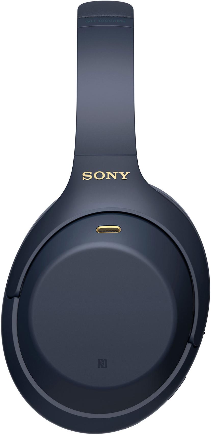 Sony WH-1000XM4 Hörlurar 3,5 mm kontakt Blå