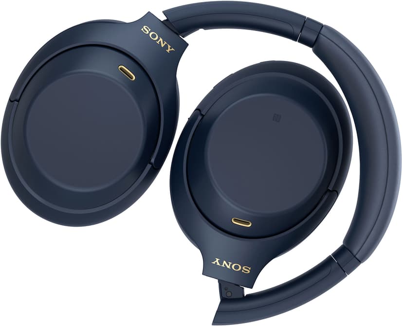 Sony WH-1000XM4 Hovedtelefoner 3,5 mm jackstik Blå
