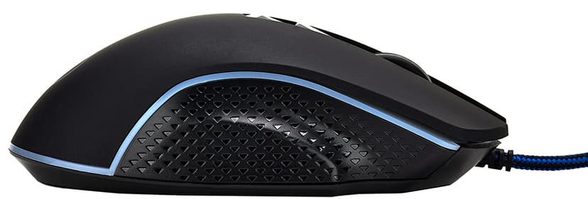 Voxicon Wired Mouse Gr650 Langallinen 6400dpi Hiiri Musta