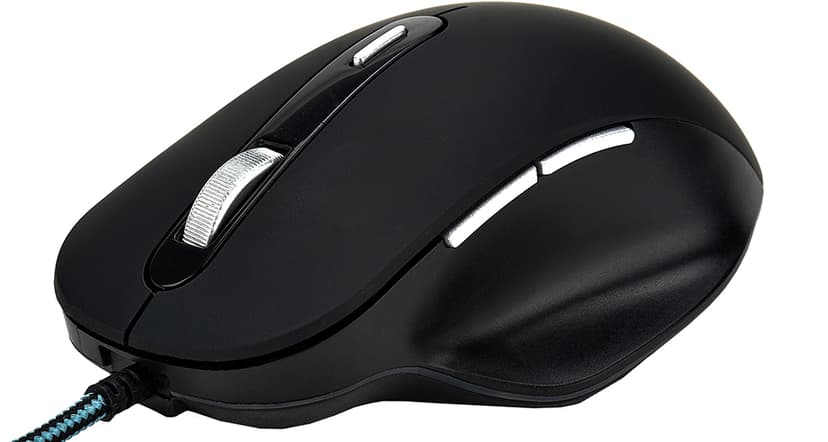 Voxicon Wired Mouse GR390 Langallinen 6400dpi Hiiri Musta