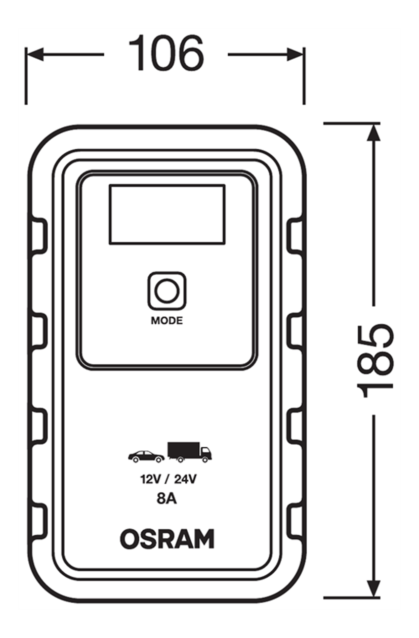 Osram Automotive Batteriladdare 908