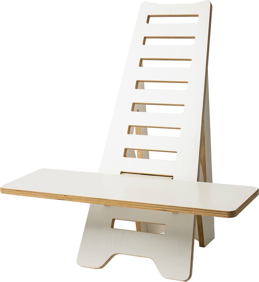 Prokord Sit To Stand Desk Wood White