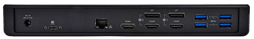 Prokord Portreplicator Triple 4K Display 96W USB 3.2 Gen 1 (3.1 Gen 1) Type-A + Type-C