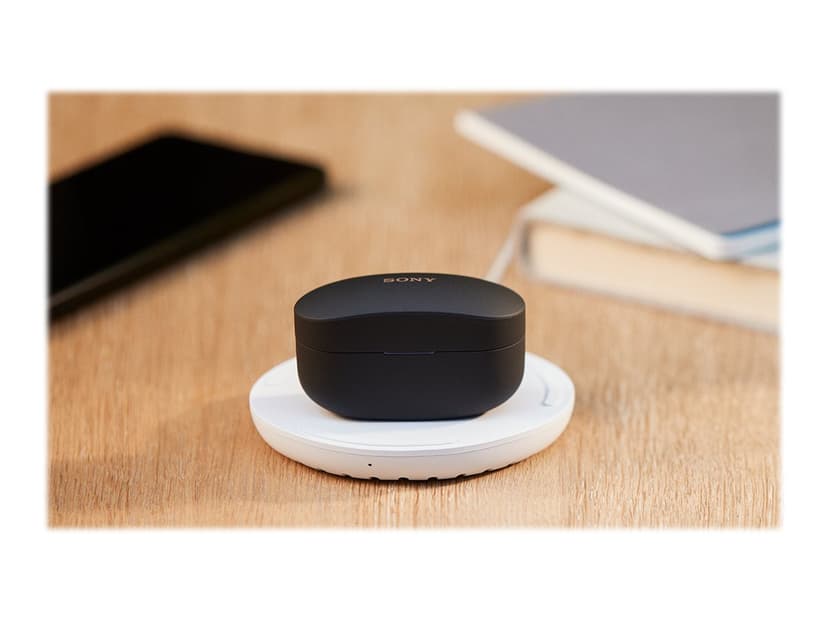 Sony Sony WH-1000XM4 draadloze hoofdtelefoon met ruisonderdrukking Werkelijk draadloze koptelefoon Zwart