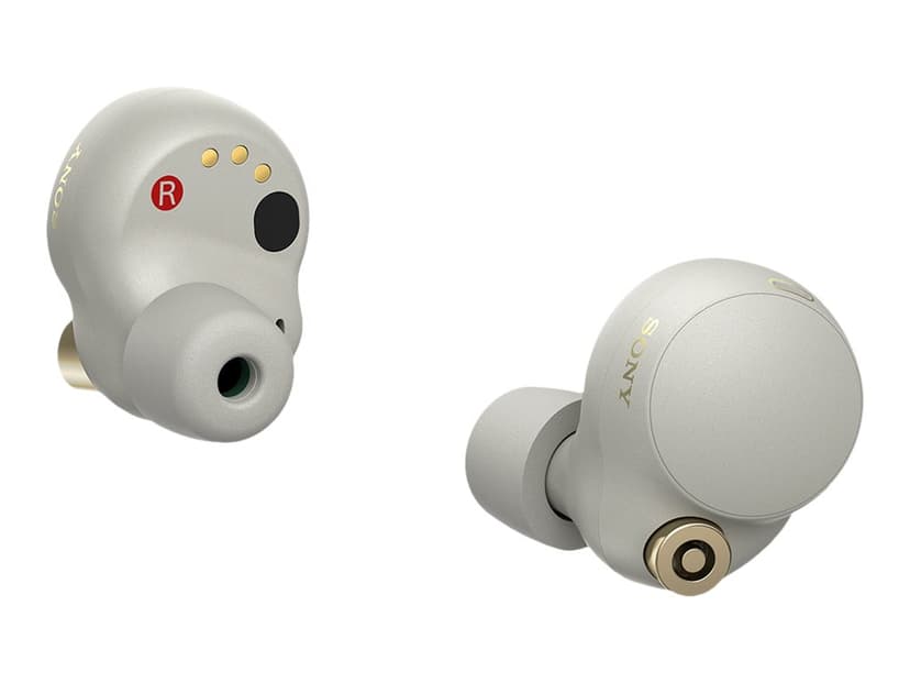 Sony WF-1000XM4 trådlösa brusreducerande hörlurar True wireless-hörlurar Silver