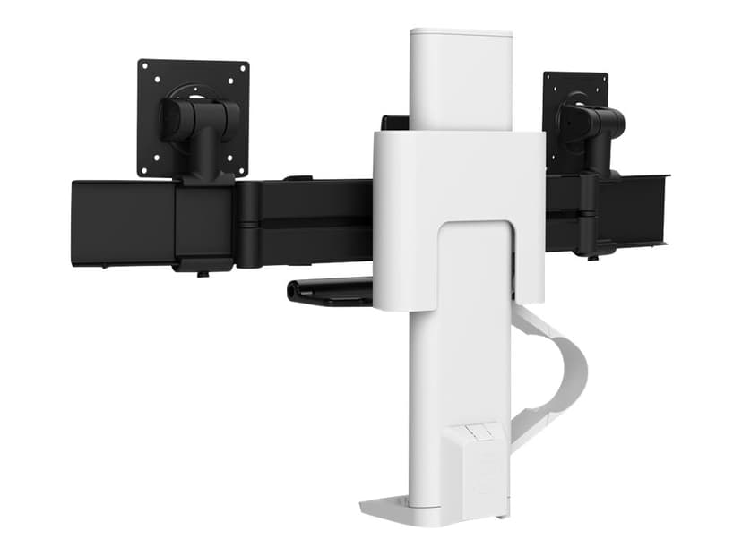 Ergotron Trace Dual Monitor, valkoinen – 21,5–27" näytöt