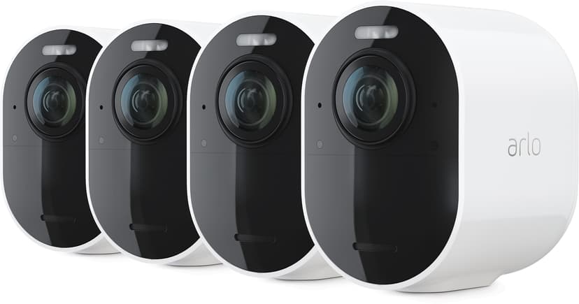 Arlo Ultra 2 Trådløs overvåking 4-pakning Hvit