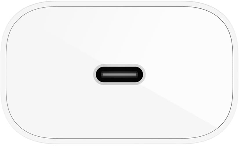 Belkin 25 W USB-C -virtasovitin Valkoinen