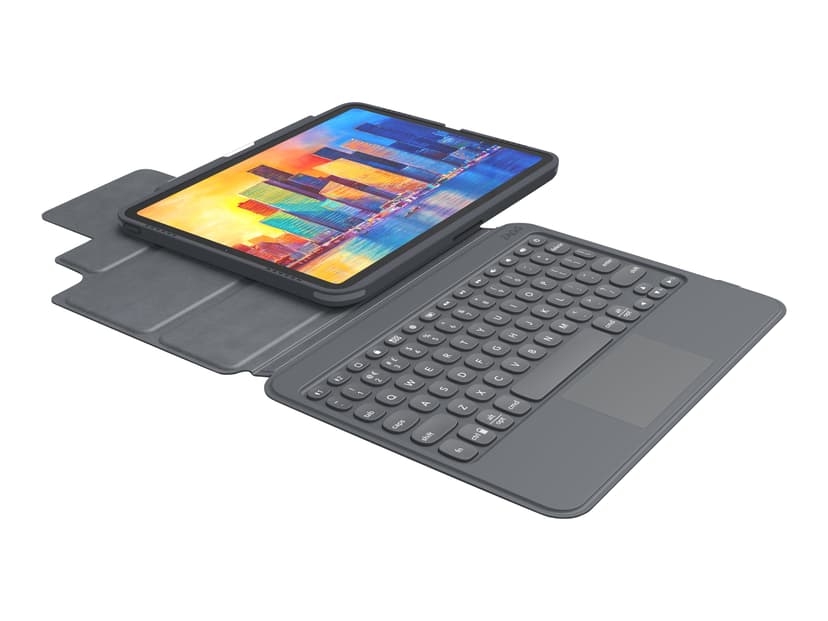 Zagg Keyboard Pro Keys With TrackPad Apple iPad Pro 11" 1st/2nd/3rd/4th Gen/iPad Air 10.9' 4/5th Gen Nordic