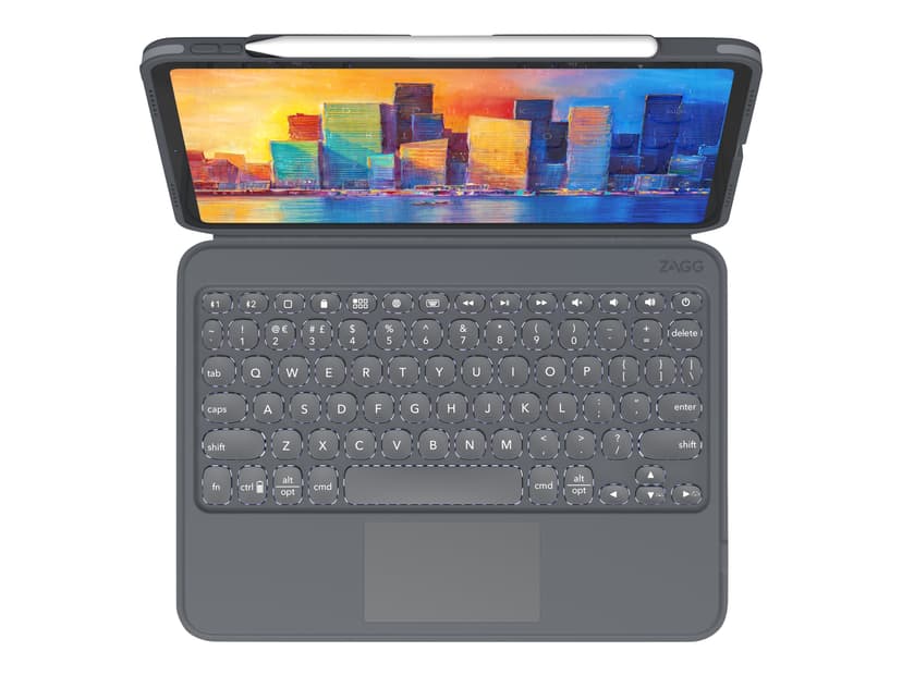 Zagg Keyboard Pro Keys With TrackPad Apple iPad Pro 11" 1st/2nd/3rd/4th Gen/iPad Air 10.9' 4/5th Gen Nordic