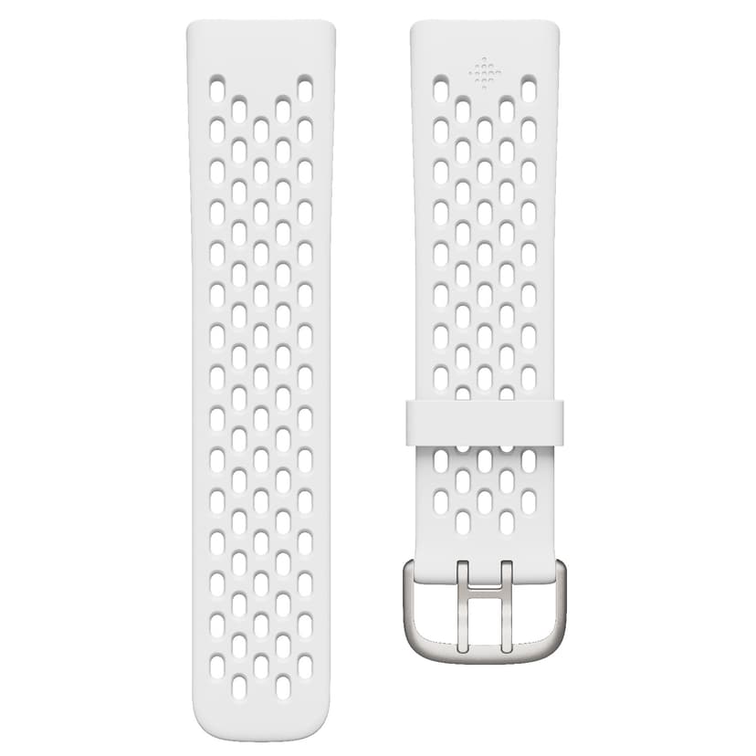 Fitbit Sport Band Frost White Large -ranneke - Charge 5