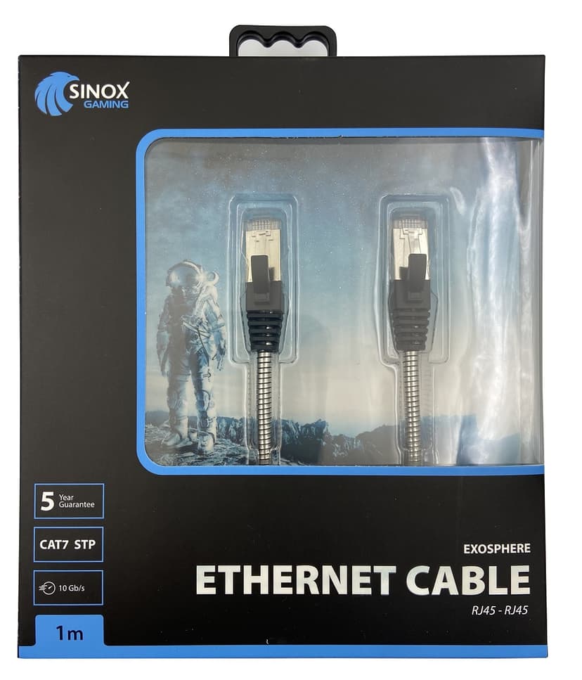 Sinox Gaming Exosphere Ethernet Cat7 32Awg Armoured 1M