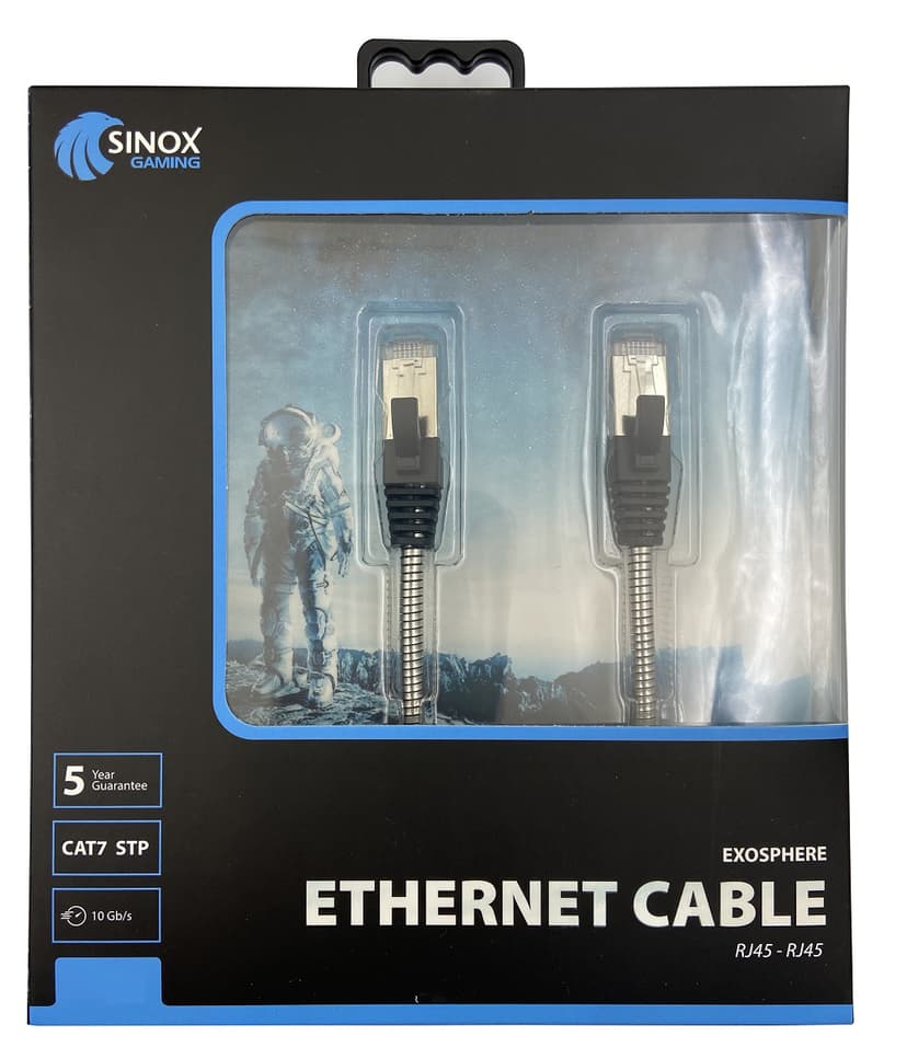 Sinox Gaming Exosphere Ethernet Cat7 32Awg Armoured 2M