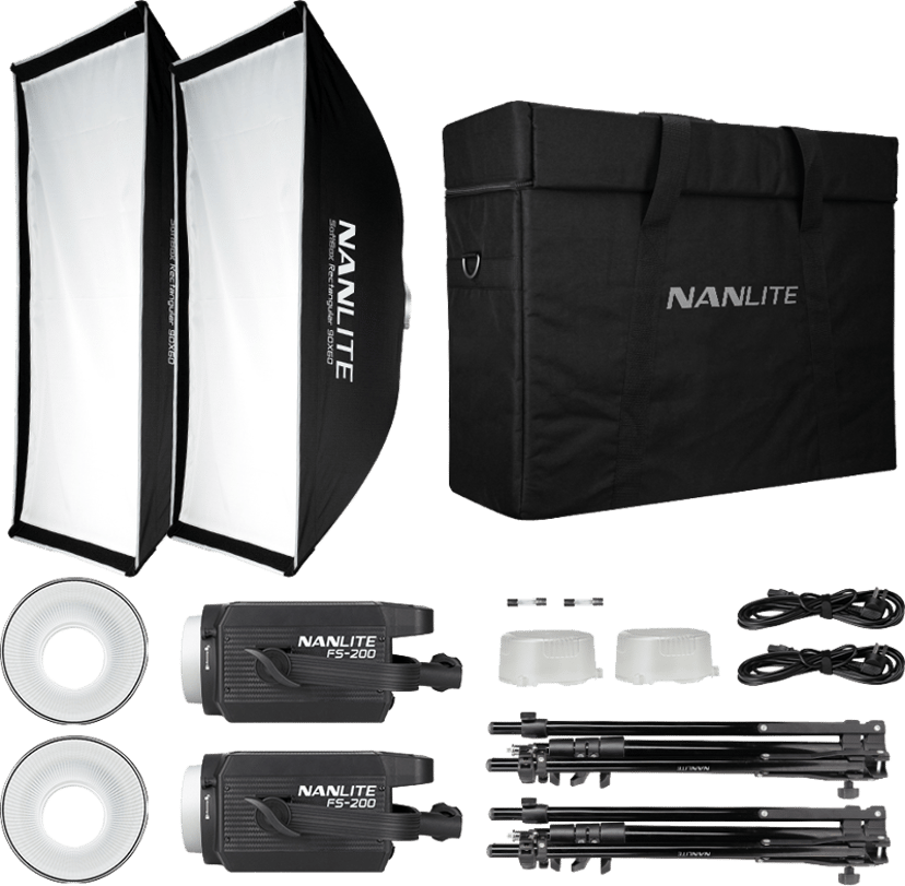NANLITE FS-200 2-Light kit