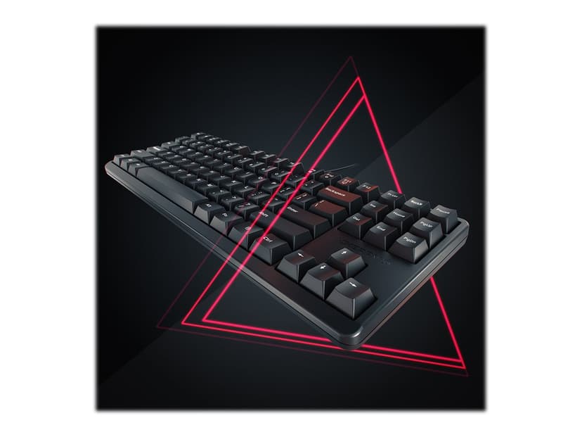 Cherry CHERRY G80-3000S TKL MX RED SWITCH BLACK US INT ENG #NL #DEM Met bekabeling Toetsenbord