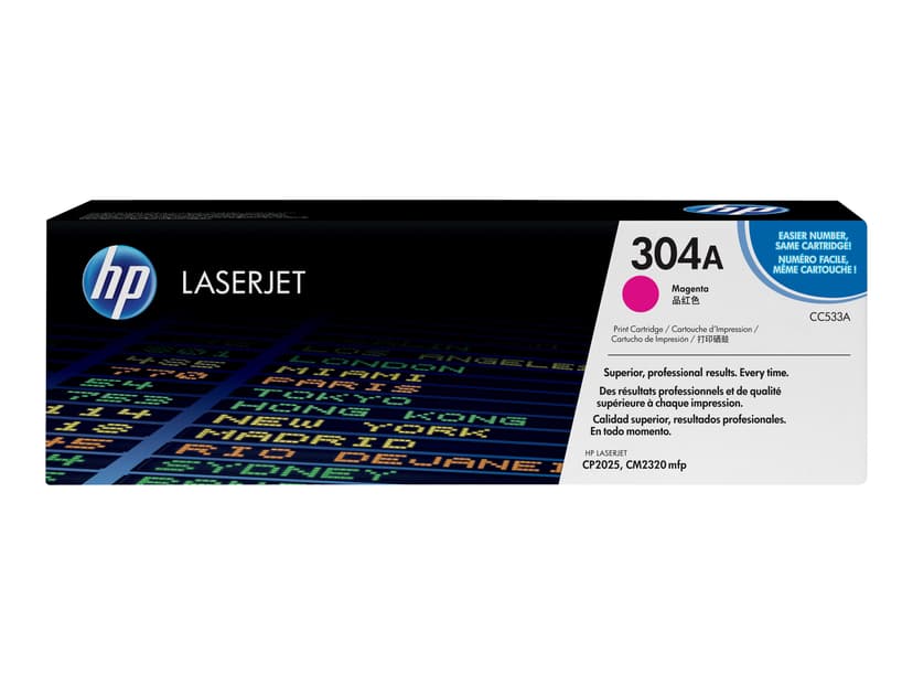 HP Värikasetti Magenta 304A 2.8K - CC533A