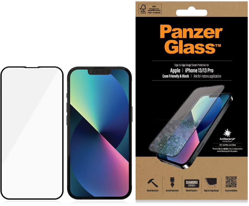 Panzerglass Case Friendly iPhone 13, iPhone 13 Pro