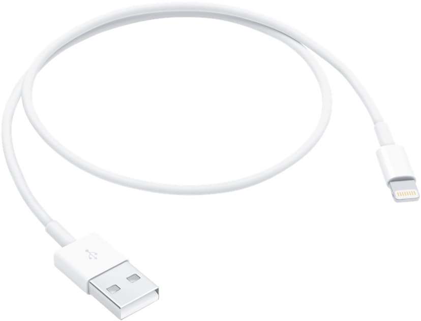 Apple Lightning to USB Cable 0.5m Valkoinen