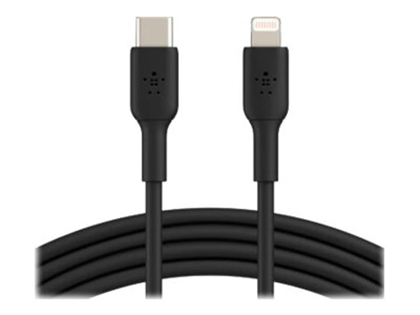 Belkin Lightning To USB-C Cable 1m Musta