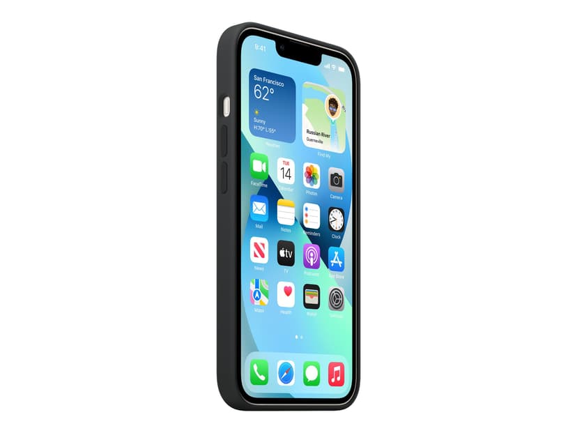 Apple Silicone Case With Magsafe iPhone 13 Keskiyö
