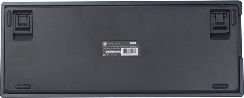 Keychron K2 RGB Aluminium Brown (Version 2) Langallinen, Langaton, Bluetooth 3.0, USB Pohjoismaat Harmaa, Musta Näppäimistö