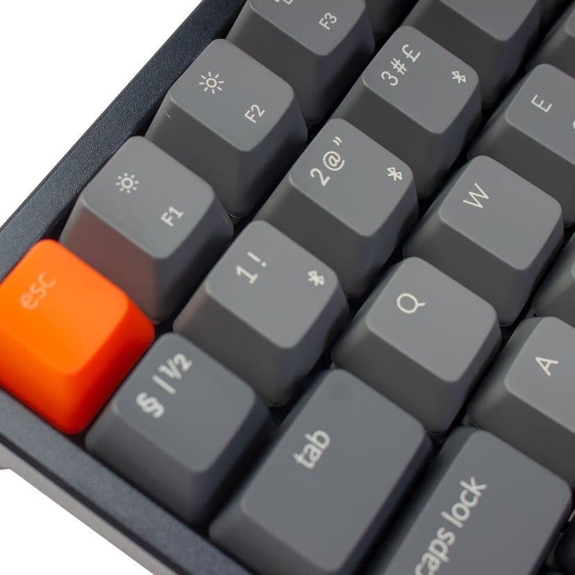 Keychron K2 RGB Aluminium Brown (Version 2) Kabelansluten, Trådlös Nordisk Tangentbord