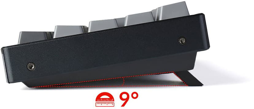 Keychron K6 RGB Aluminium Red Langallinen, Langaton, USB-C Pohjoismaat Näppäimistö