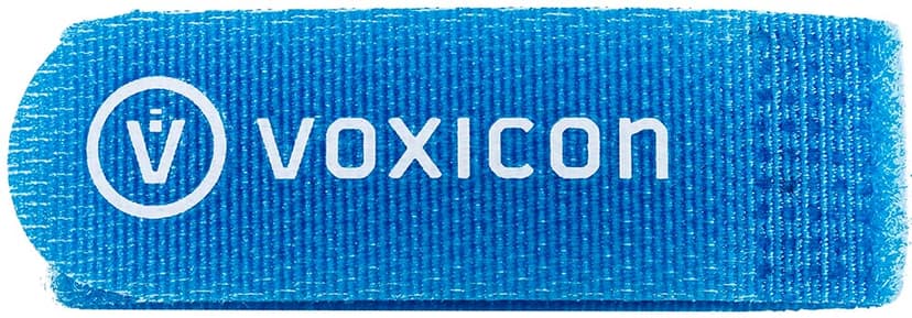 Voxicon Voxicon DUS102VXB kaapelinjärjestäjä Universaali Koukullinen ja lenkillinen nippuside Sininen 4 kpl