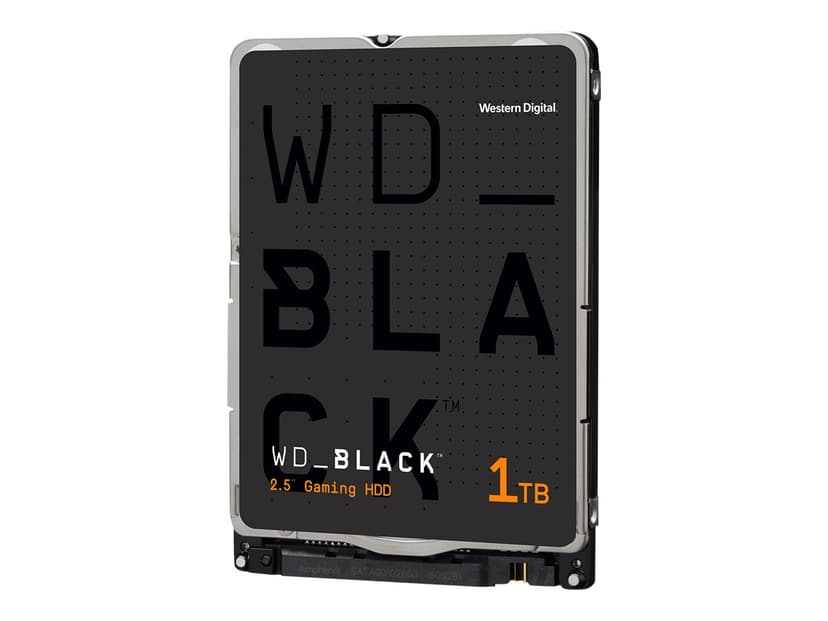 WD Black 2.5" 7200r/min Serial ATA III 1000GB HDD