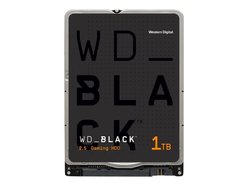 WD BLACK 1TB 2.5" 7200r/min SATA 6.0 Gbit/s HDD
