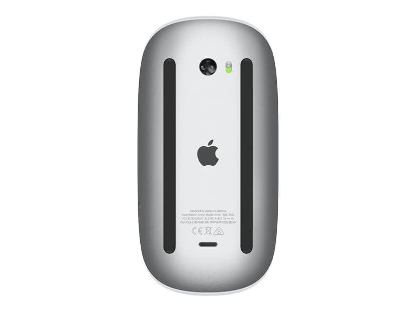 Apple Magic Mouse (2021) Trådløs Mus Hvit, Sølv