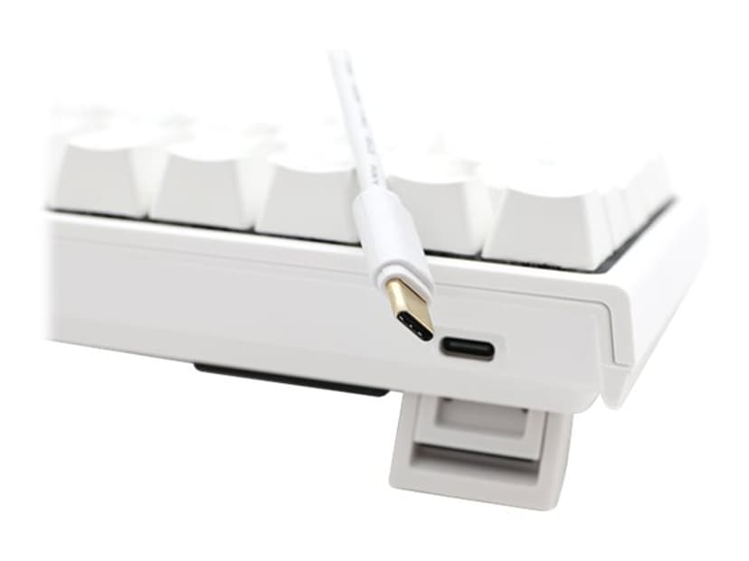 Ducky One 2 Mini Pure White Cherry Mx Speed Silver RGB 2020 Langallinen, USB-C Pohjoismaat Näppäimistö