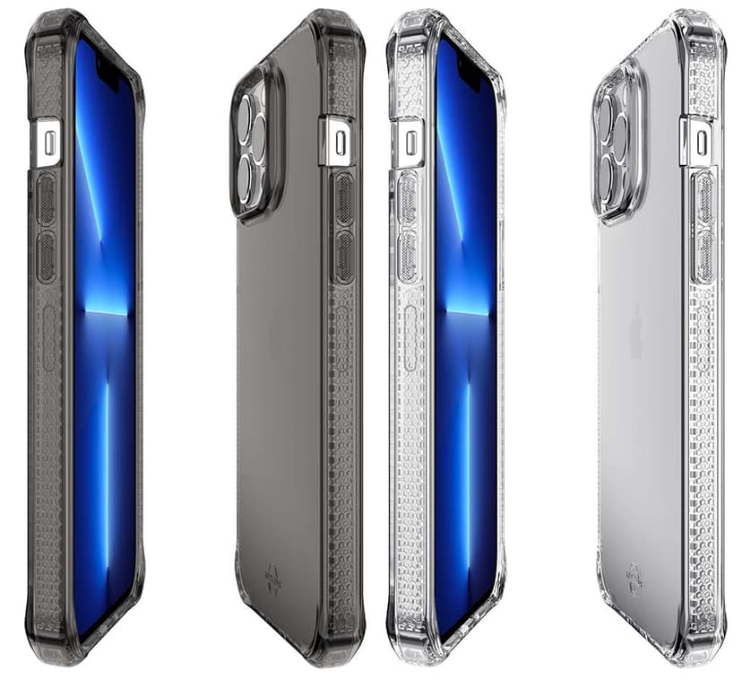 Cirafon Nano Clear Duo Drop Safe iPhone 13 Pro Läpikuultava, Läpikuultava musta