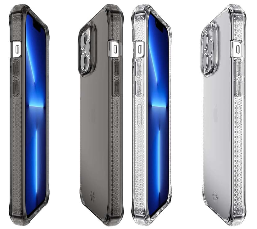 Cirafon Nano Clear Duo Tansparant/grey For Iphone13 Pro Max iPhone 13 Pro Max Läpikuultava musta