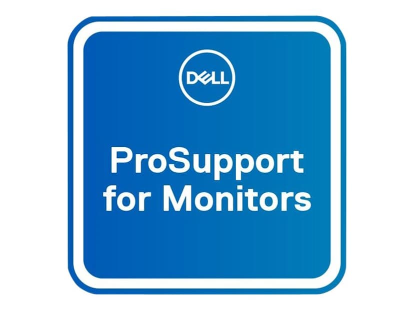 Dell Päivitä tästä 3 Vuotta Basic Advanced Exchange mihin 5 Vuotta ProSupport for monitors