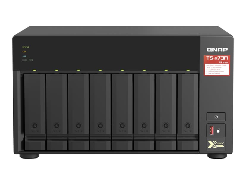 QNAP TS-873A-8G 8-Bay 0TB NAS-Server 0Tt NAS-palvelin