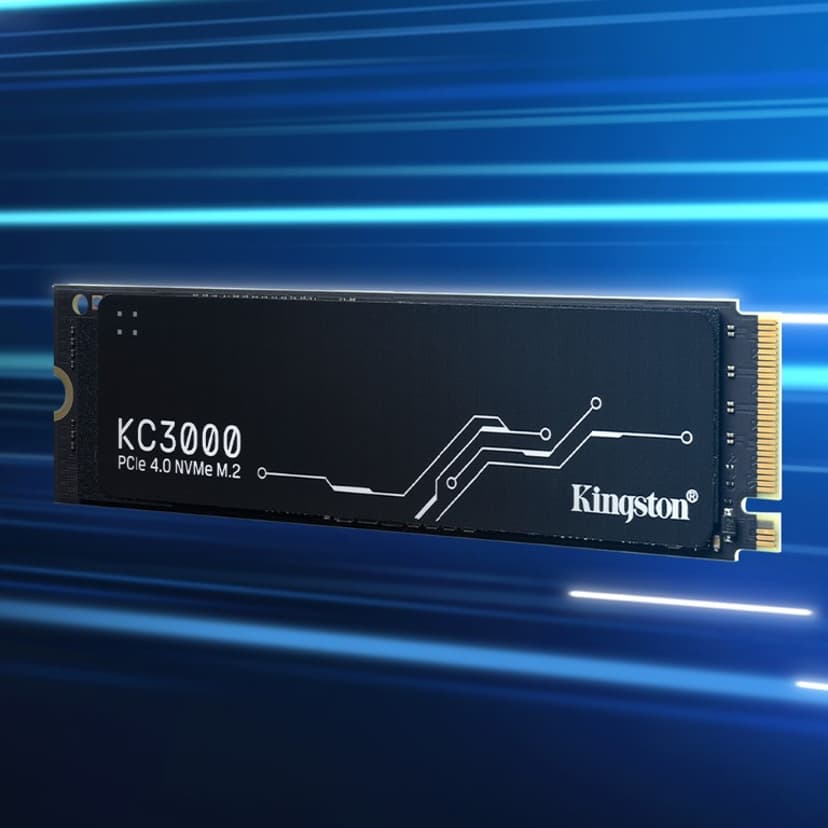 Kingston KC3000 SSD-levy 512GB M.2 2280 PCI Express 4.0 (NVMe)